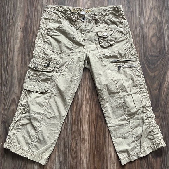LA TAG STUDIO Pants - Beige Cargo Capris